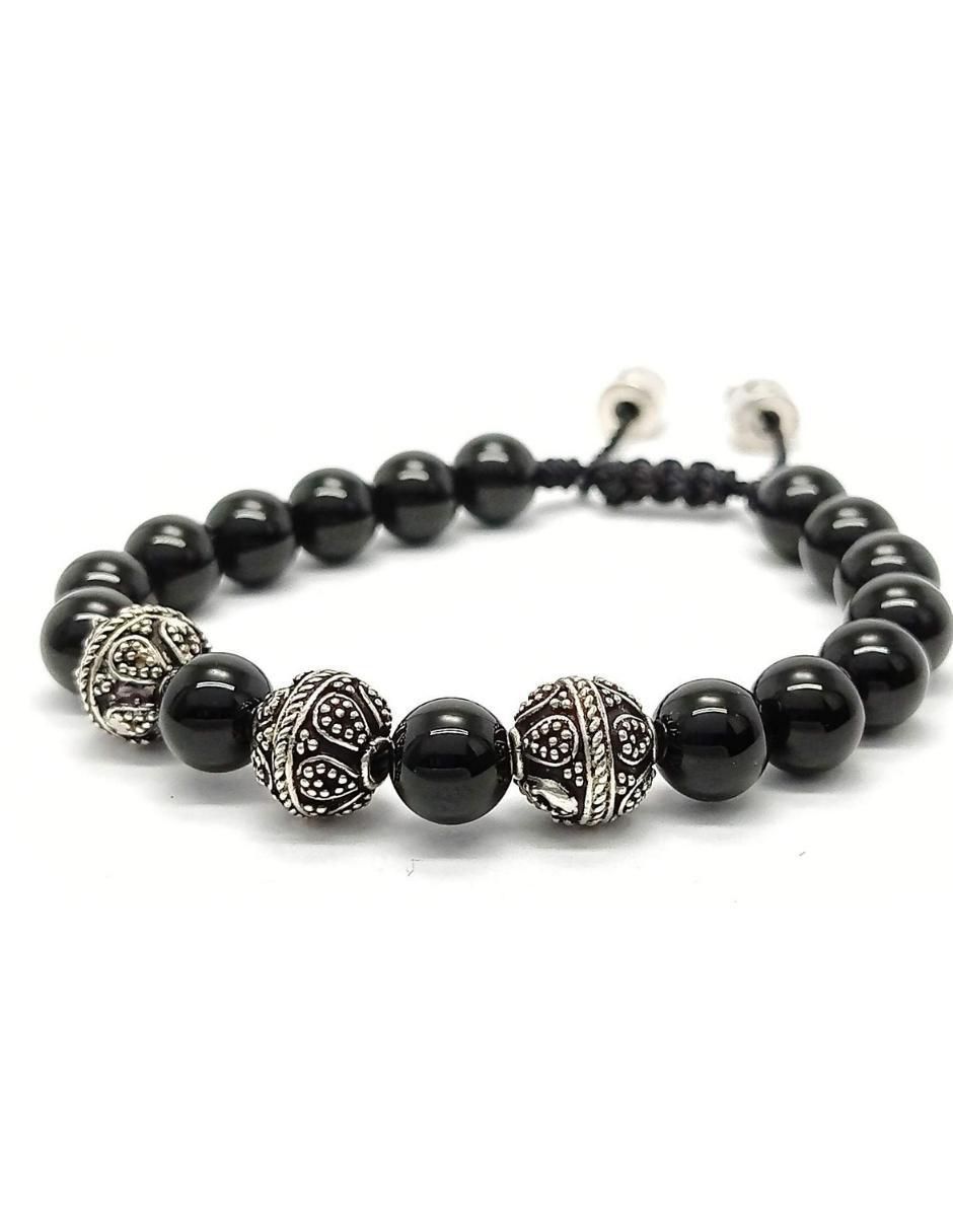 Pulsera de plata con acabado brillante 3