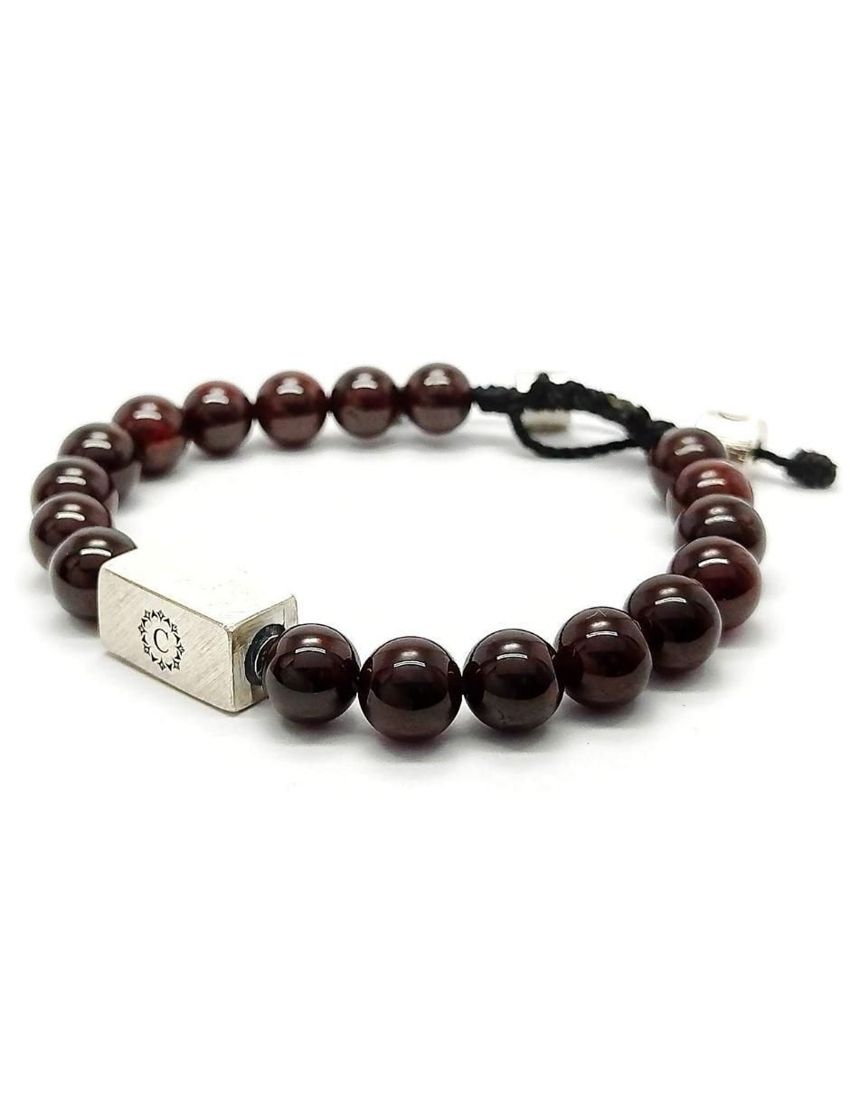 Pulsera de plata acabado brillante 3