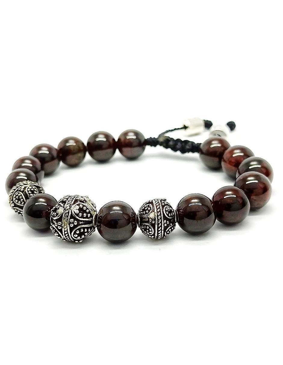 Pulsera de plata acabado brillante 3