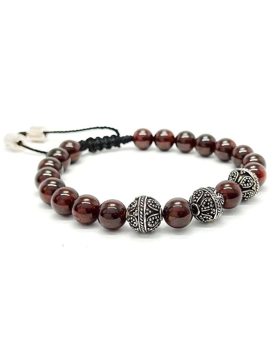 Pulsera de plata con acabado brillante 2