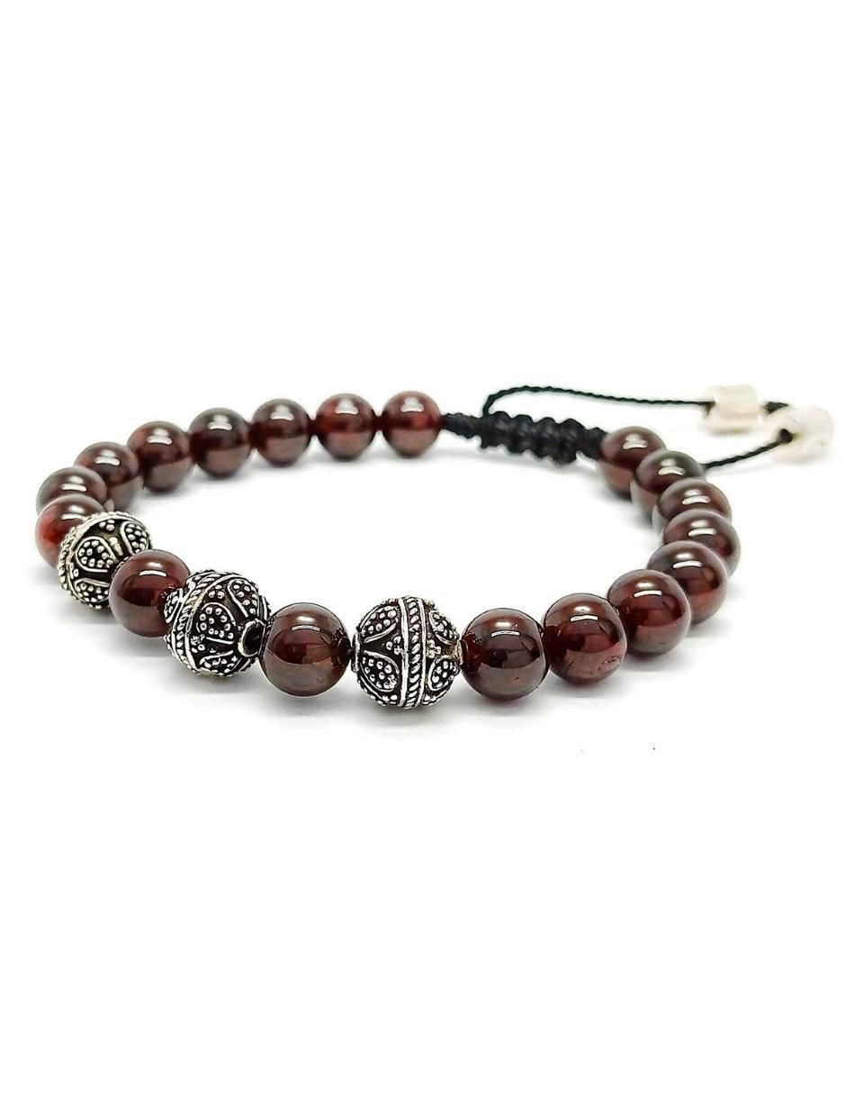 Pulsera de plata con acabado brillante 3