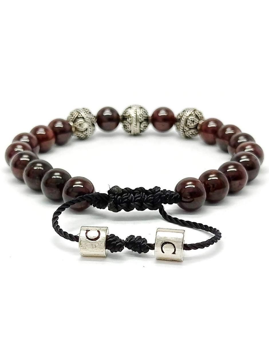 Pulsera de plata con acabado brillante 4