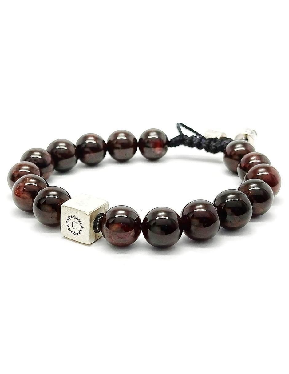 Pulsera de plata acabado brillante 3