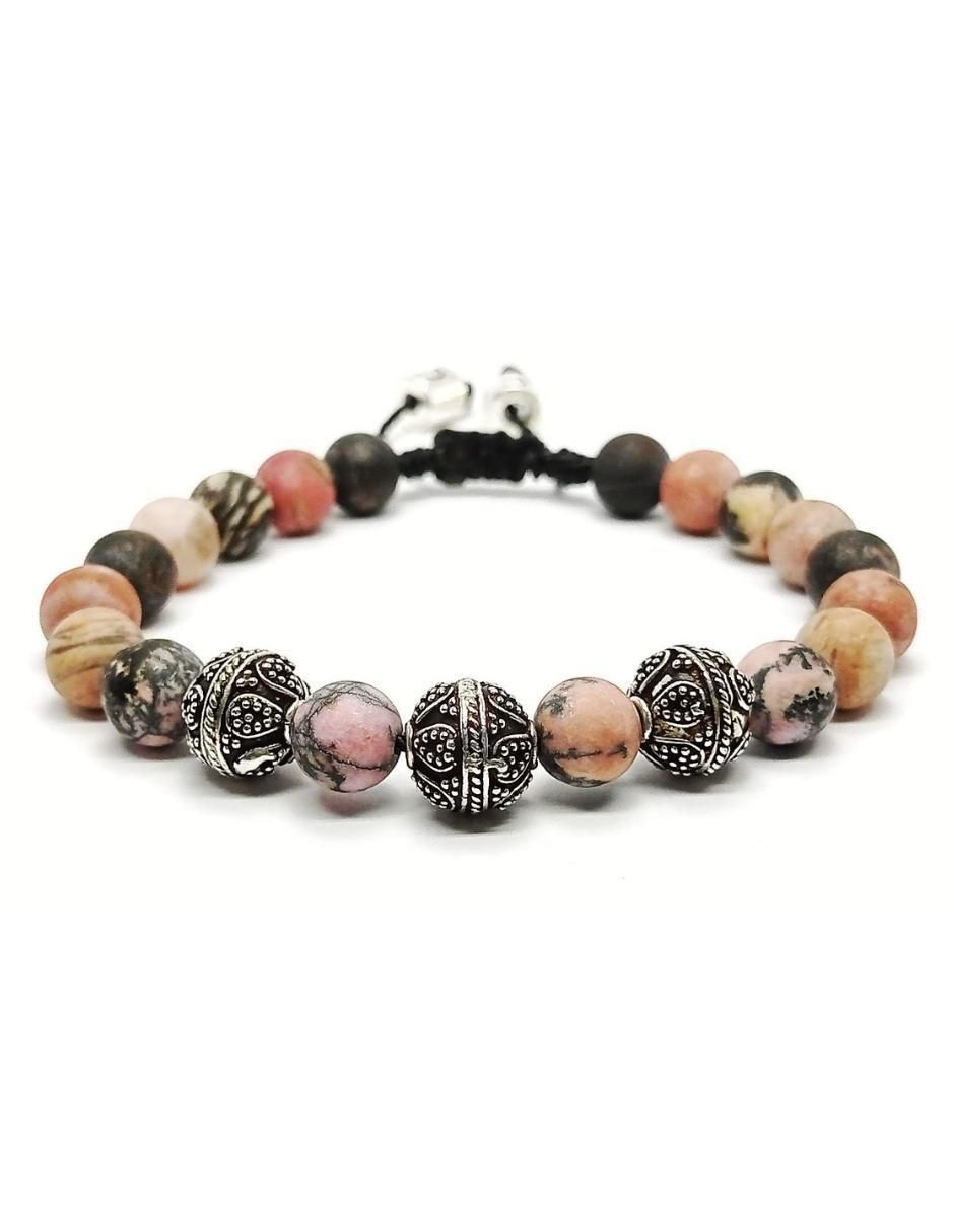 Pulsera de plata con acabado metálico Pulsera de plata con acabado metálico