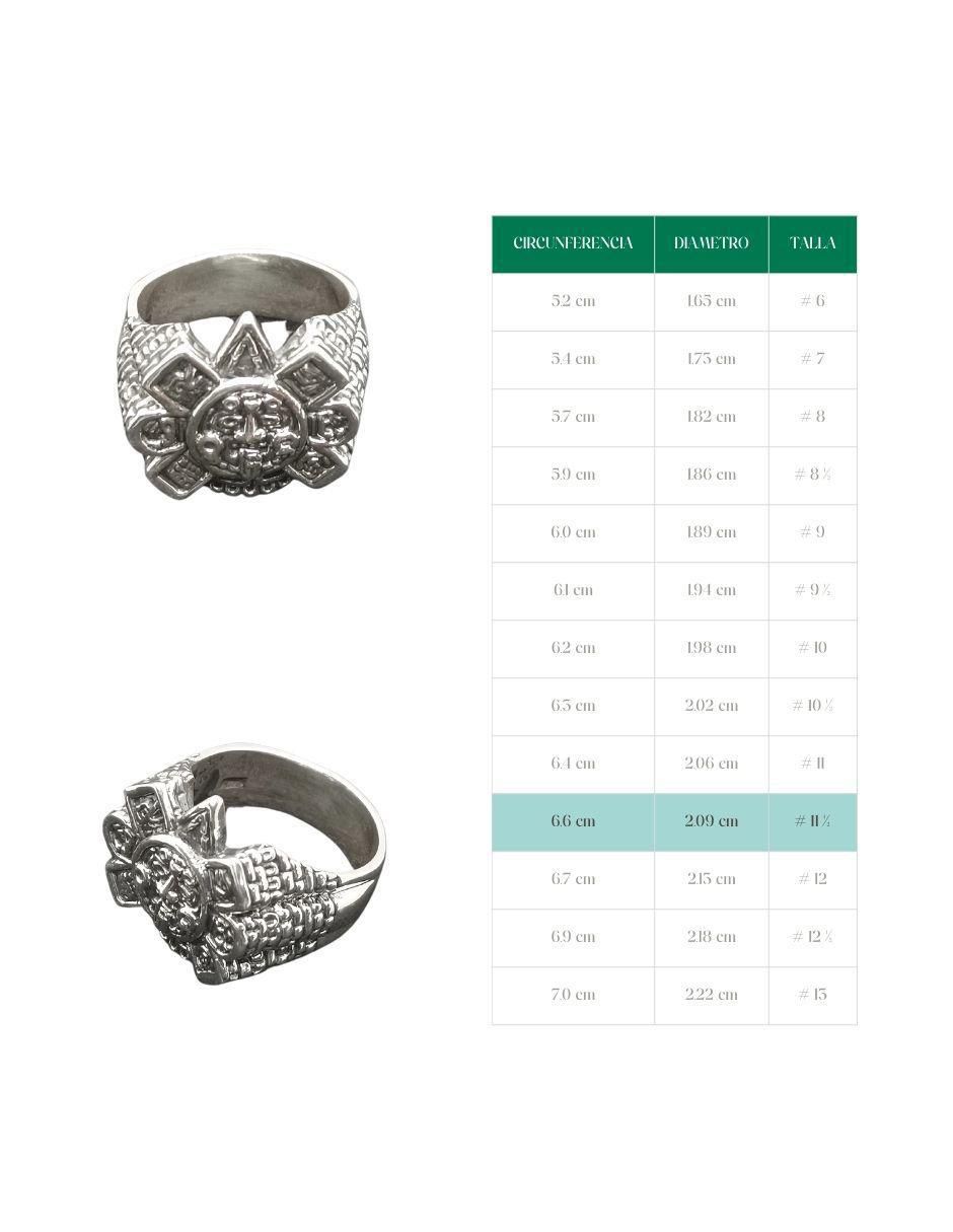 Anillo P 925 de plata pulido 3
