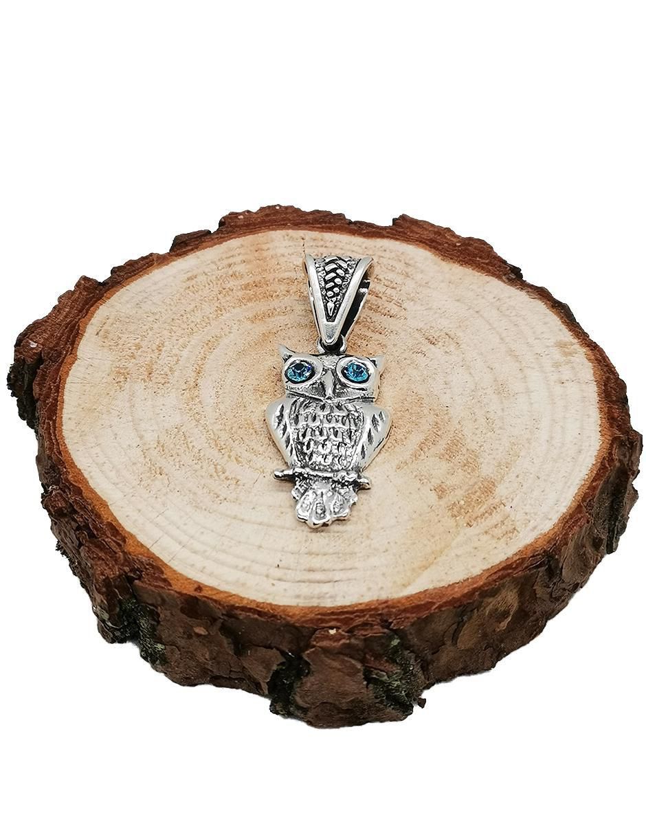 Dije de búho animal de plata P 925 2
