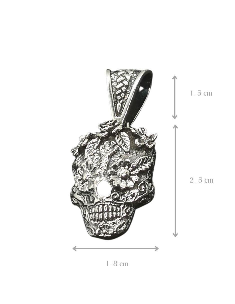 Dije de cráneo cráneos de plata P 925 3