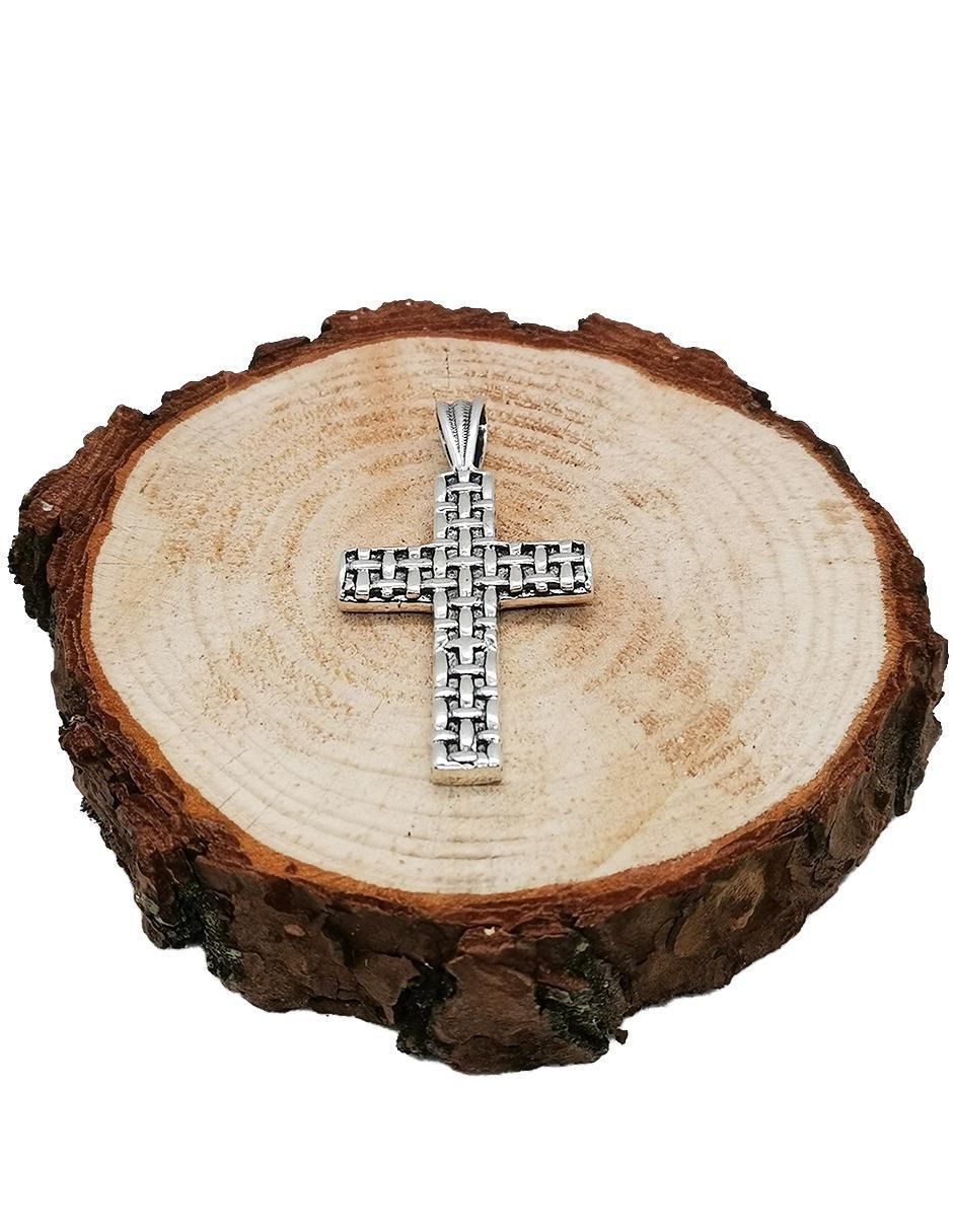 Dije de cruz de plata 2