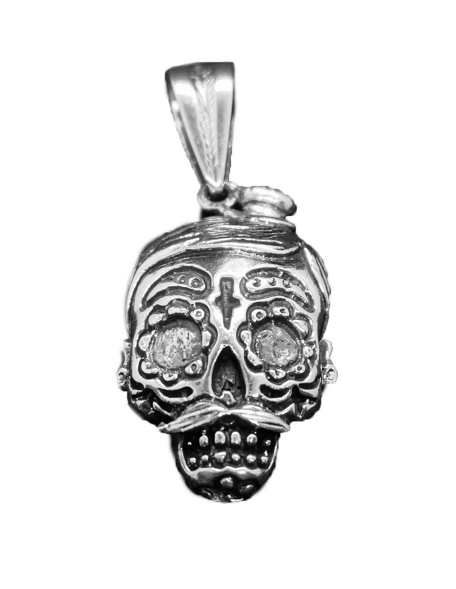 Dije de cráneo de plata P 925 2
