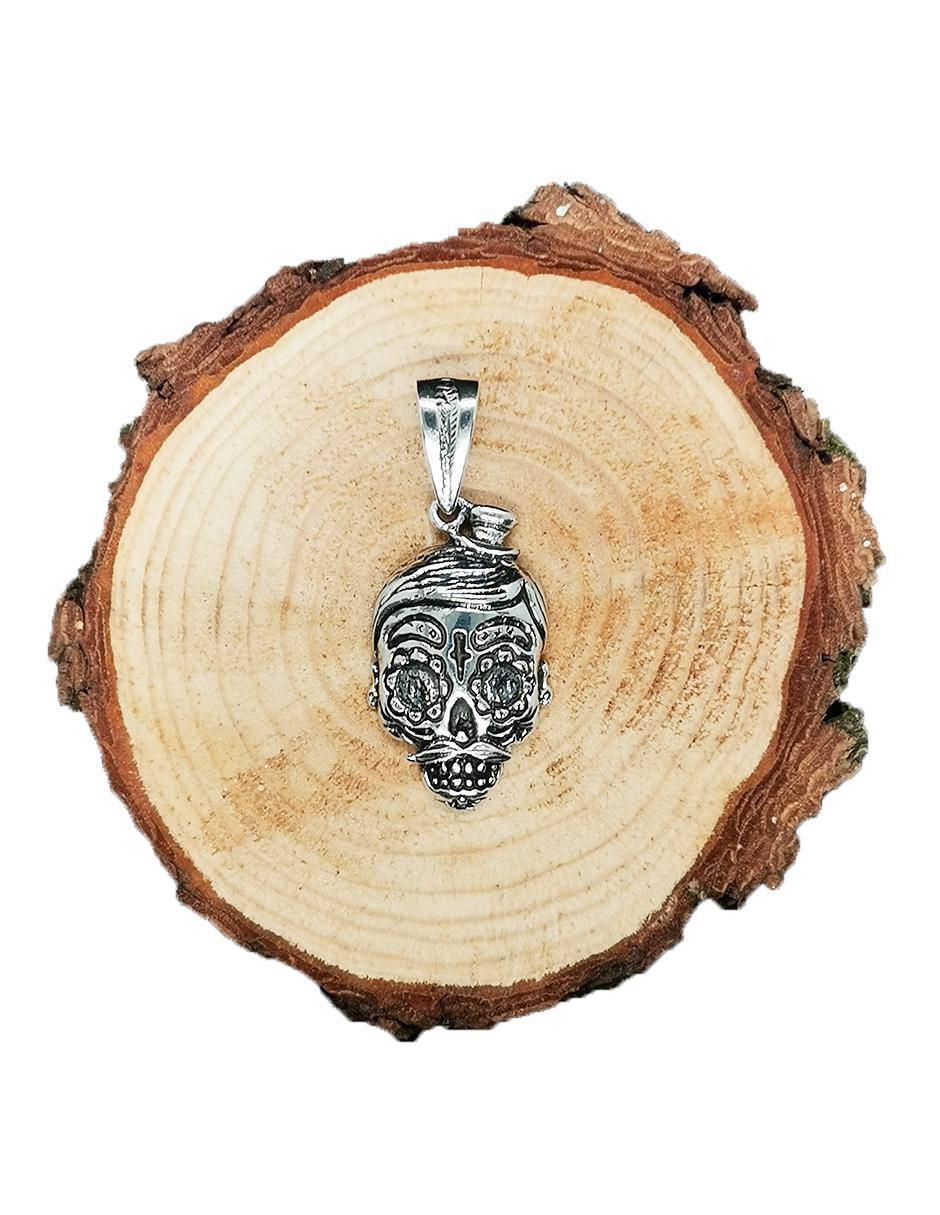 Dije de cráneo de plata P 925 4