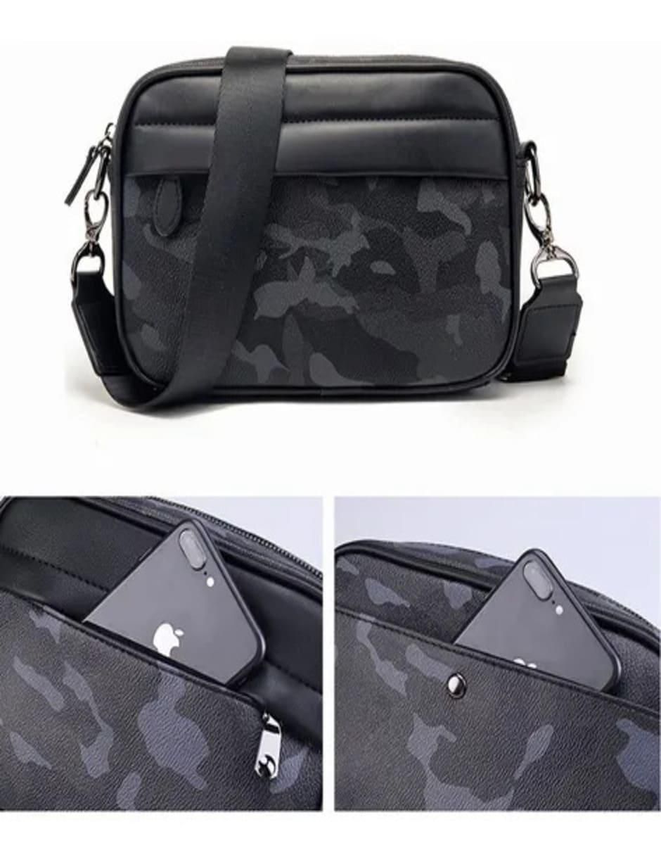 Bolsa messenger de cuero para hombre 3