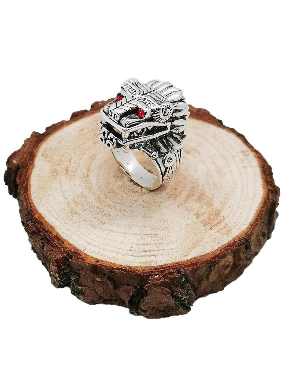 Anillo de serpiente P 925 de plata brillante 2