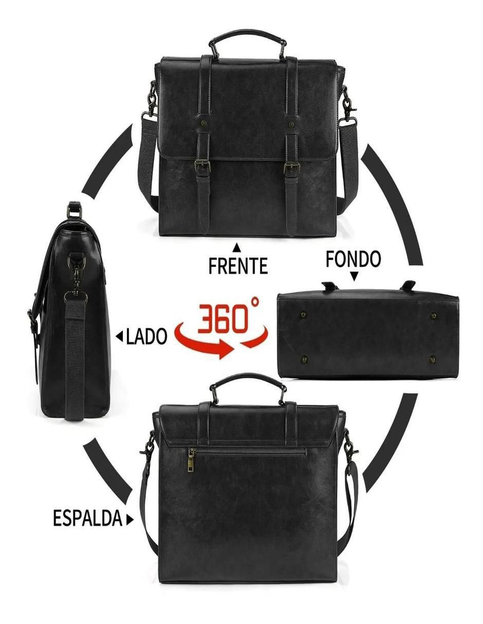 Portafolio Lab.G de cuero para hombre 3