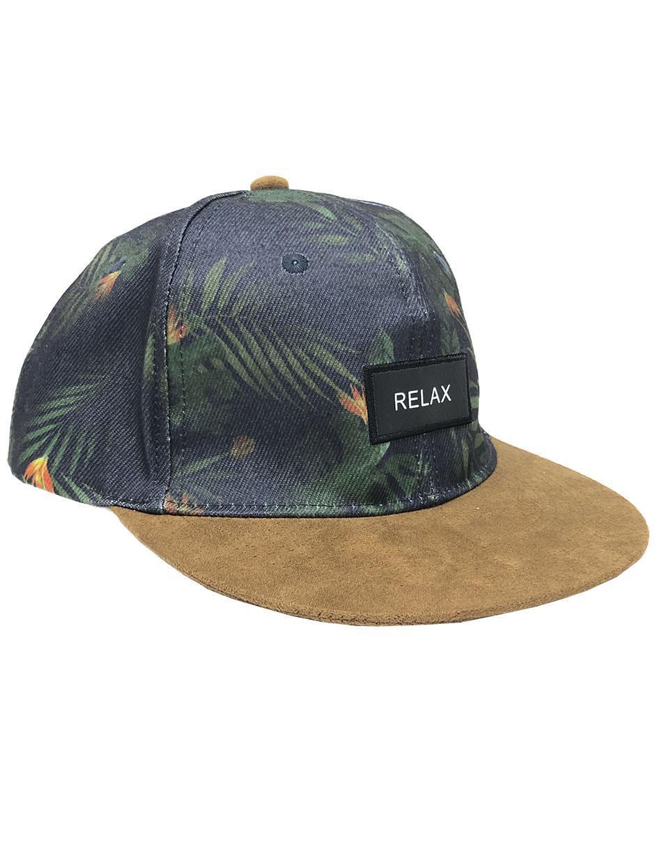 Gorra con visera plana sarosa relax sin licencia sin equipo para hombre
