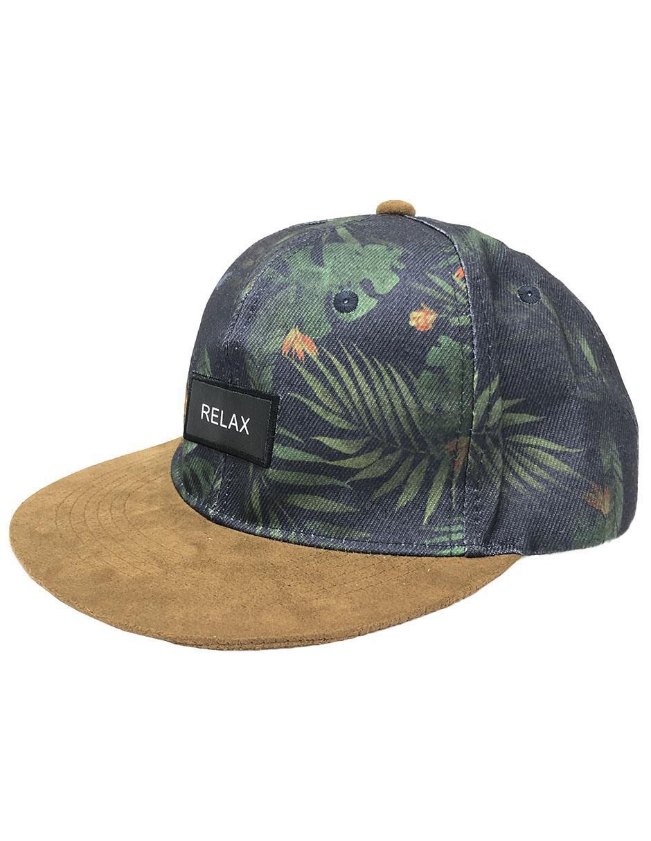 Gorra con visera plana sarosa relax sin licencia sin equipo para hombre