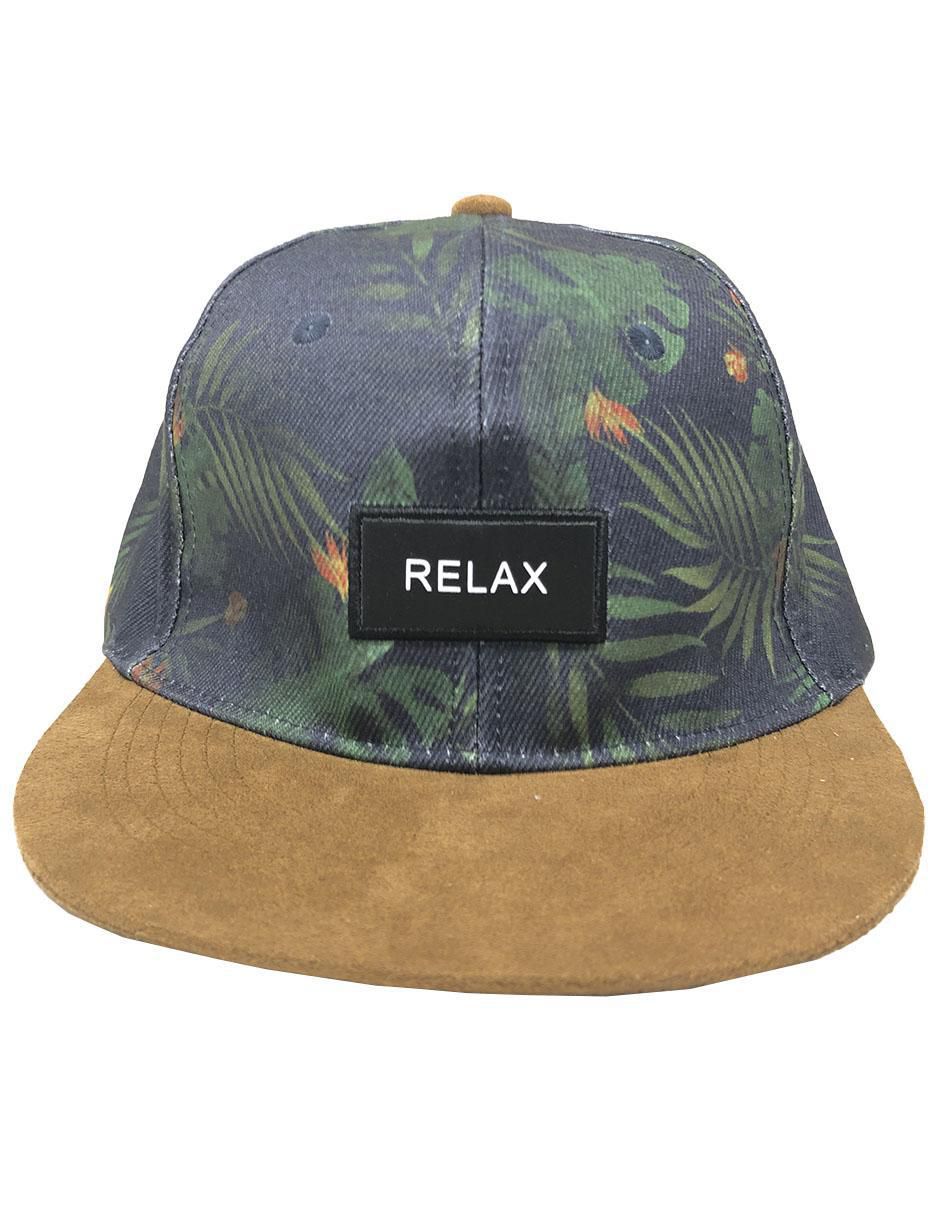 Gorra con visera plana sarosa relax sin licencia sin equipo para hombre