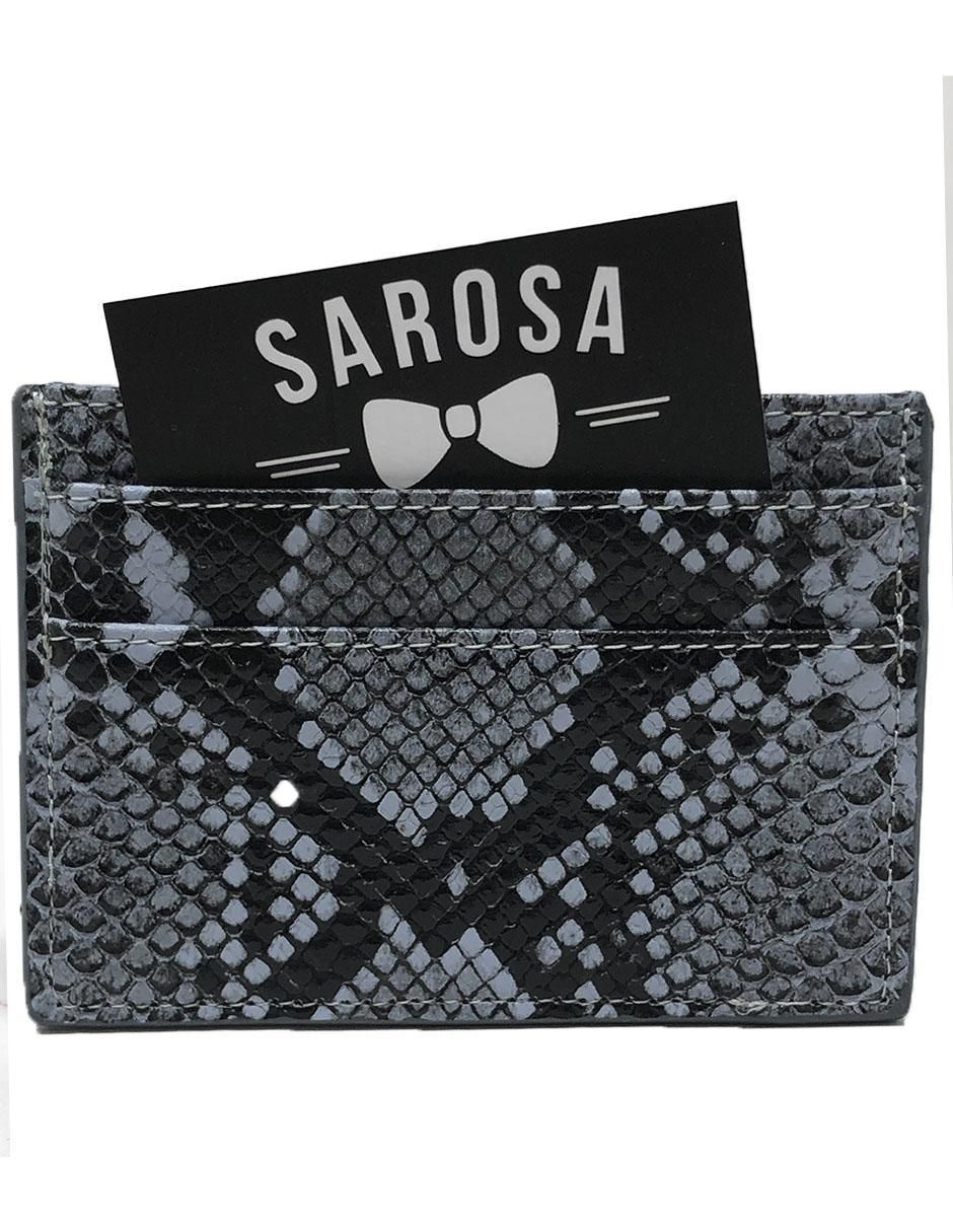 Tarjetero sarosa t. lux sin licencia para hombre