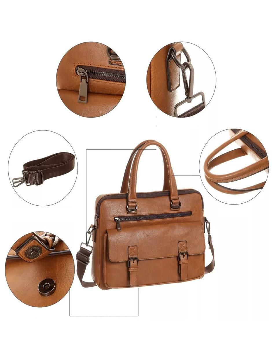 Portafolio Lab.G de cuero unisex 2