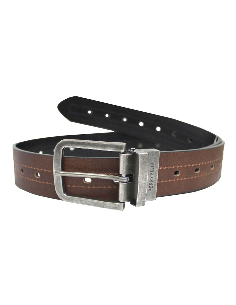 Cinturón de piel para hombre