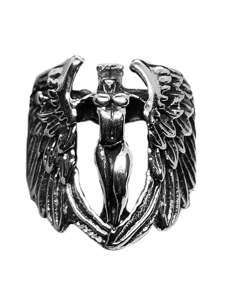 Anillo de ángel Religión P 925 de plata brillante