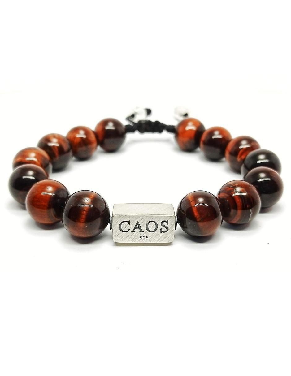 Pulsera Nabucco de plata con acabado brillante