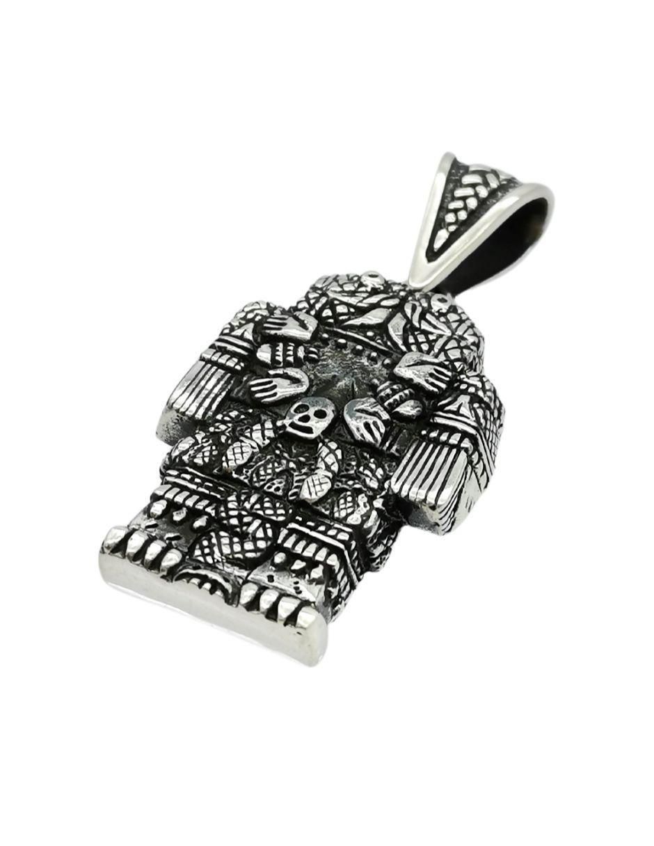 Dije rectangular méxico de plata P 925 2