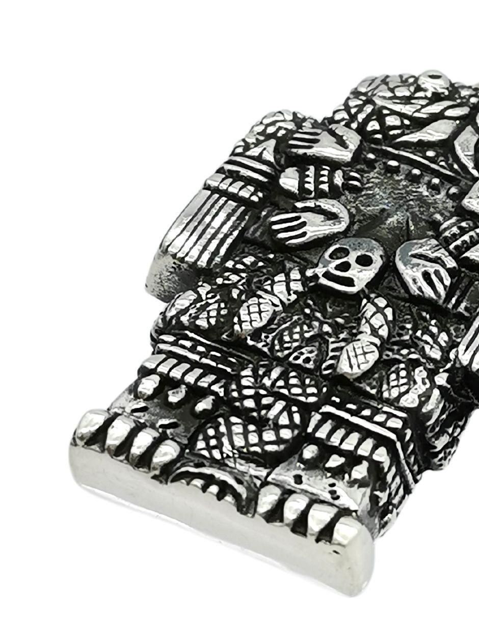 Dije rectangular méxico de plata P 925 3