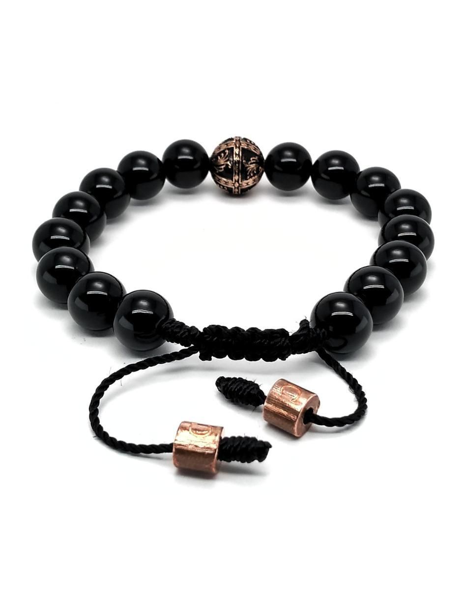 Pulsera de plata Baalam con acabado baño de oro 3