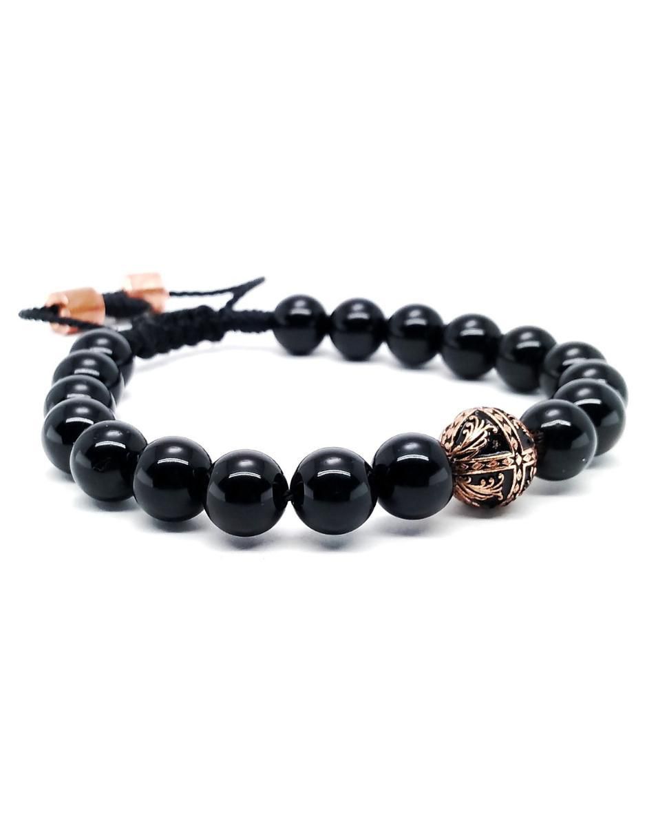 Pulsera de plata Baalam con acabado baño de oro 4