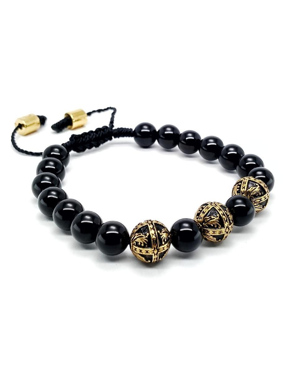 Pulsera de plata Baalam con acabado baño de oro