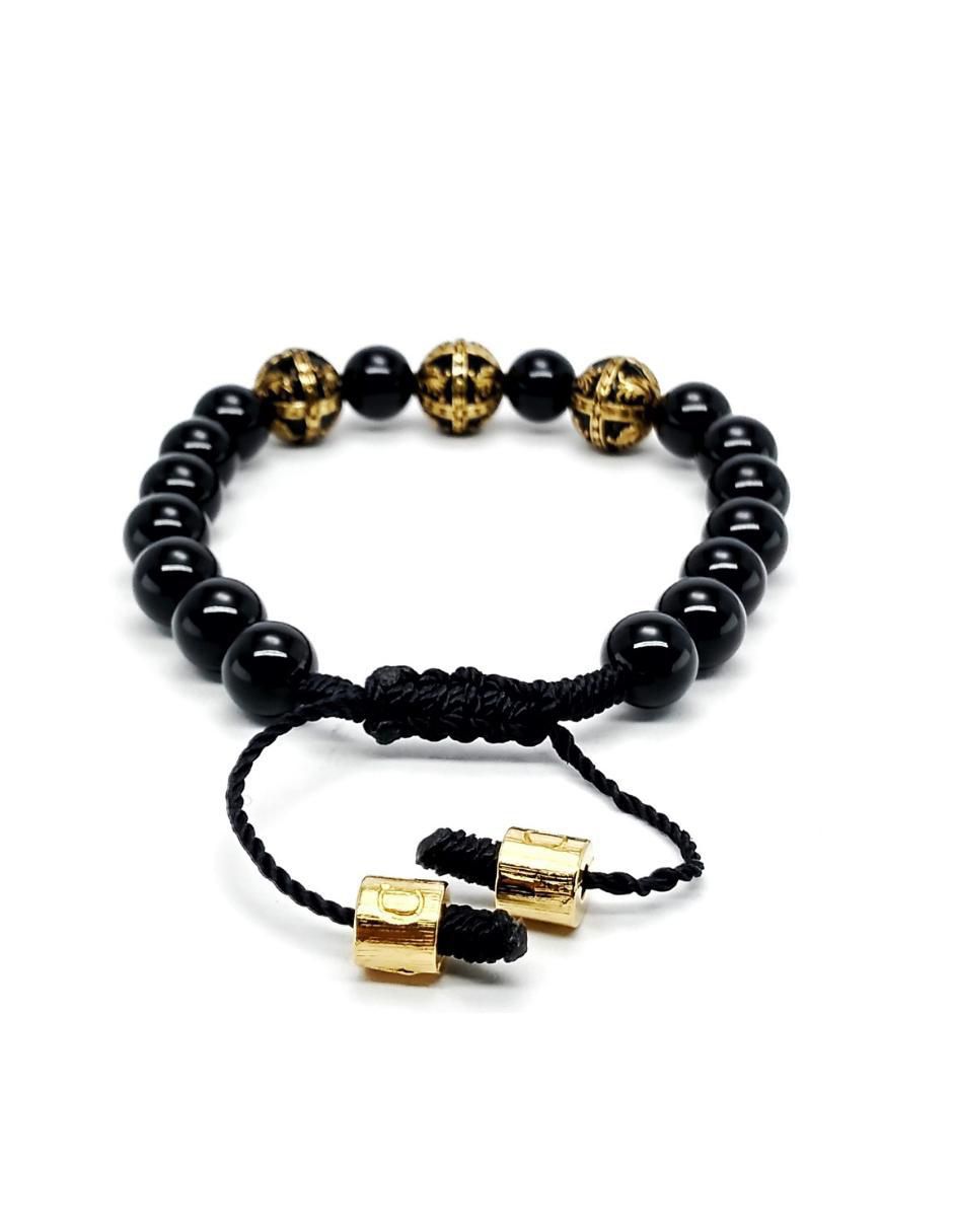 Pulsera de plata Baalam con acabado baño de oro