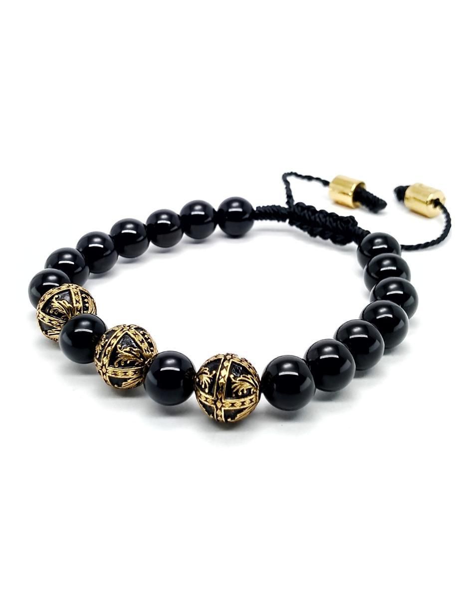 Pulsera de plata Baalam con acabado baño de oro