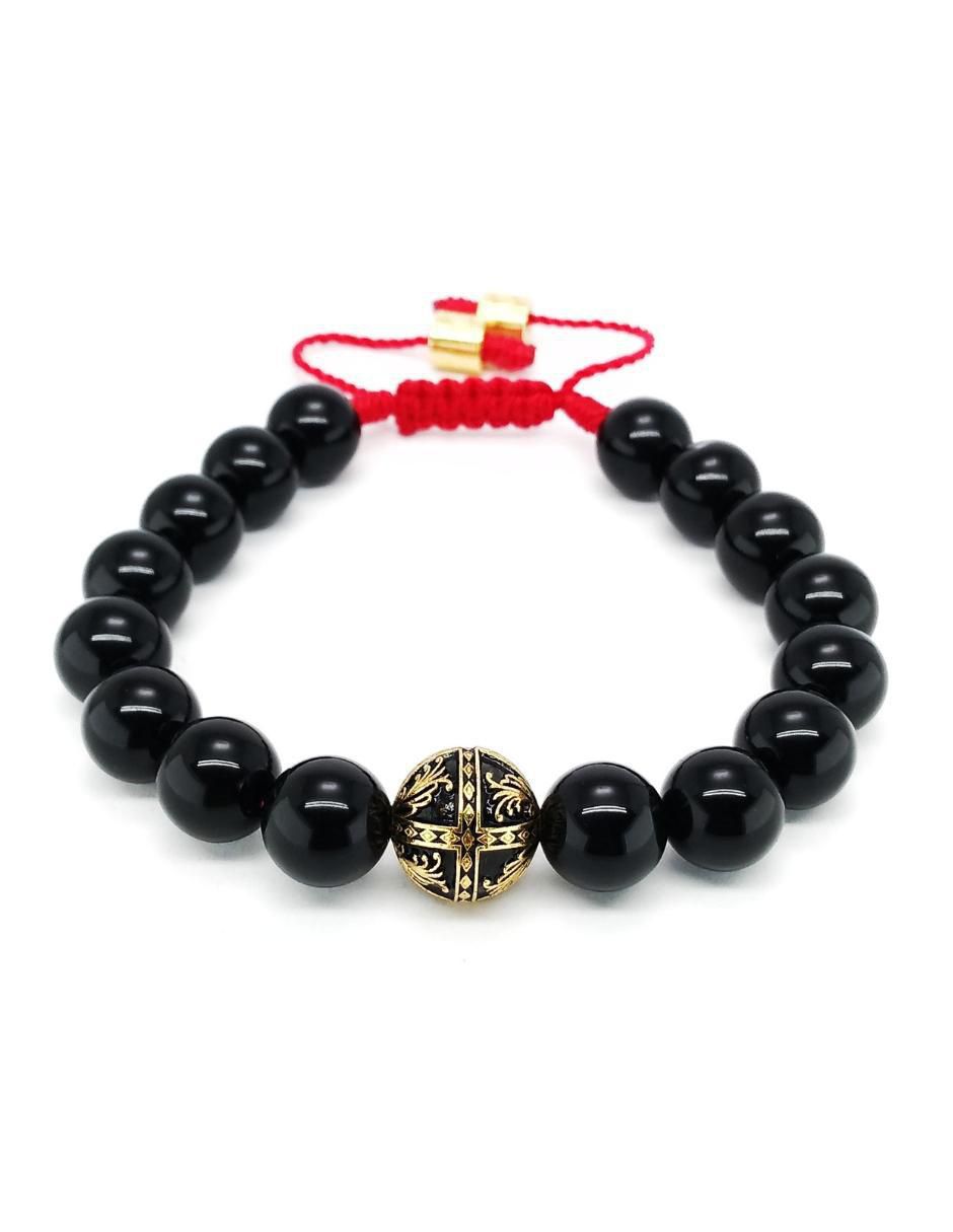 Pulsera de plata Baalam 10 mm con acabado baño de oro Pulsera de plata Baalam 10 mm con acabado baño de oro