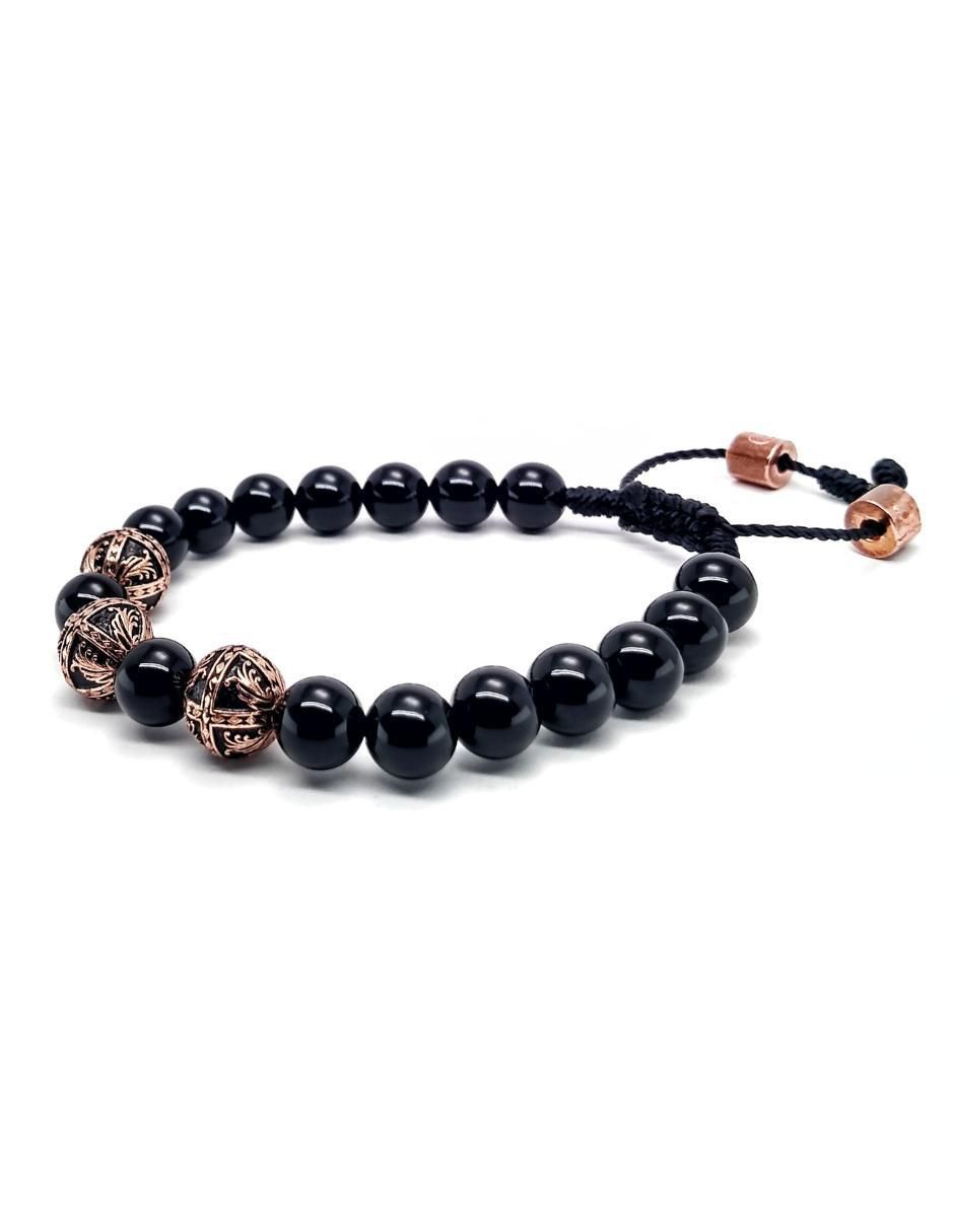 Pulsera de plata Baalam con acabado baño de oro 2