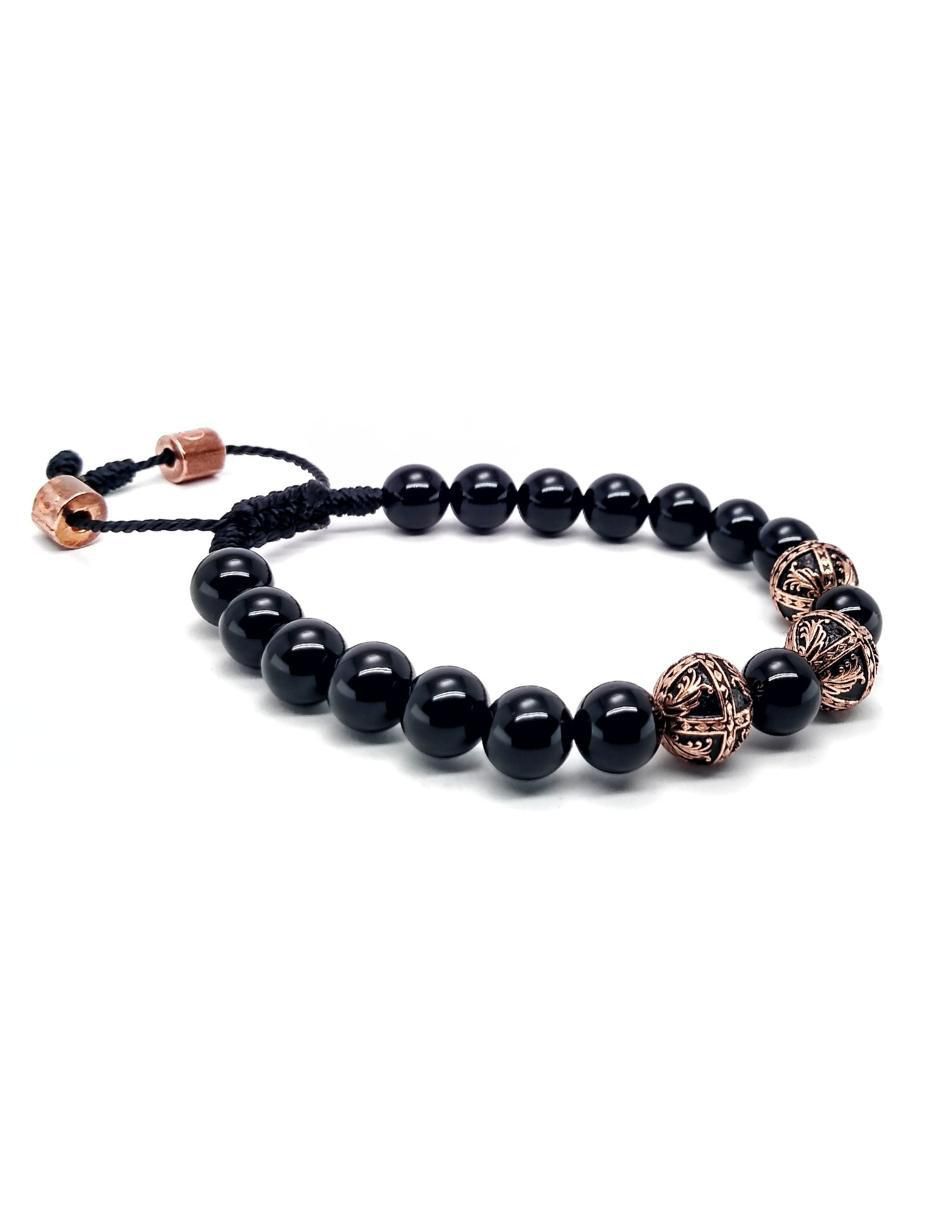 Pulsera de plata Baalam con acabado baño de oro 4