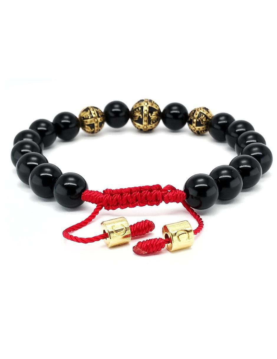 Pulsera de plata Baalam con acabado baño de oro 3