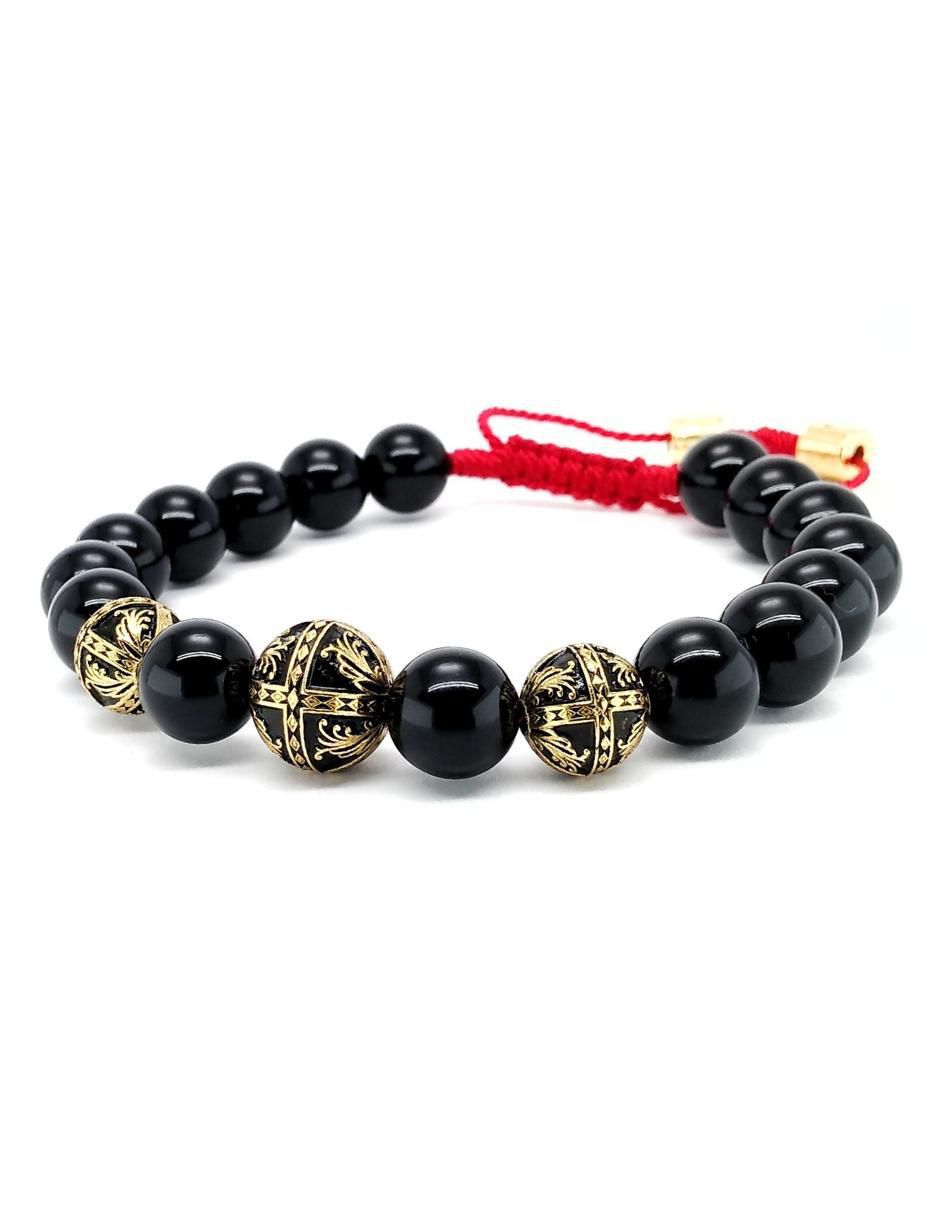 Pulsera de plata Baalam con acabado baño de oro 4