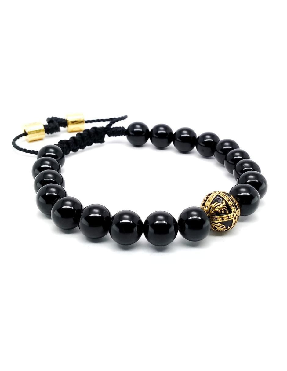 Pulsera de plata Baalam con acabado baño de oro 3