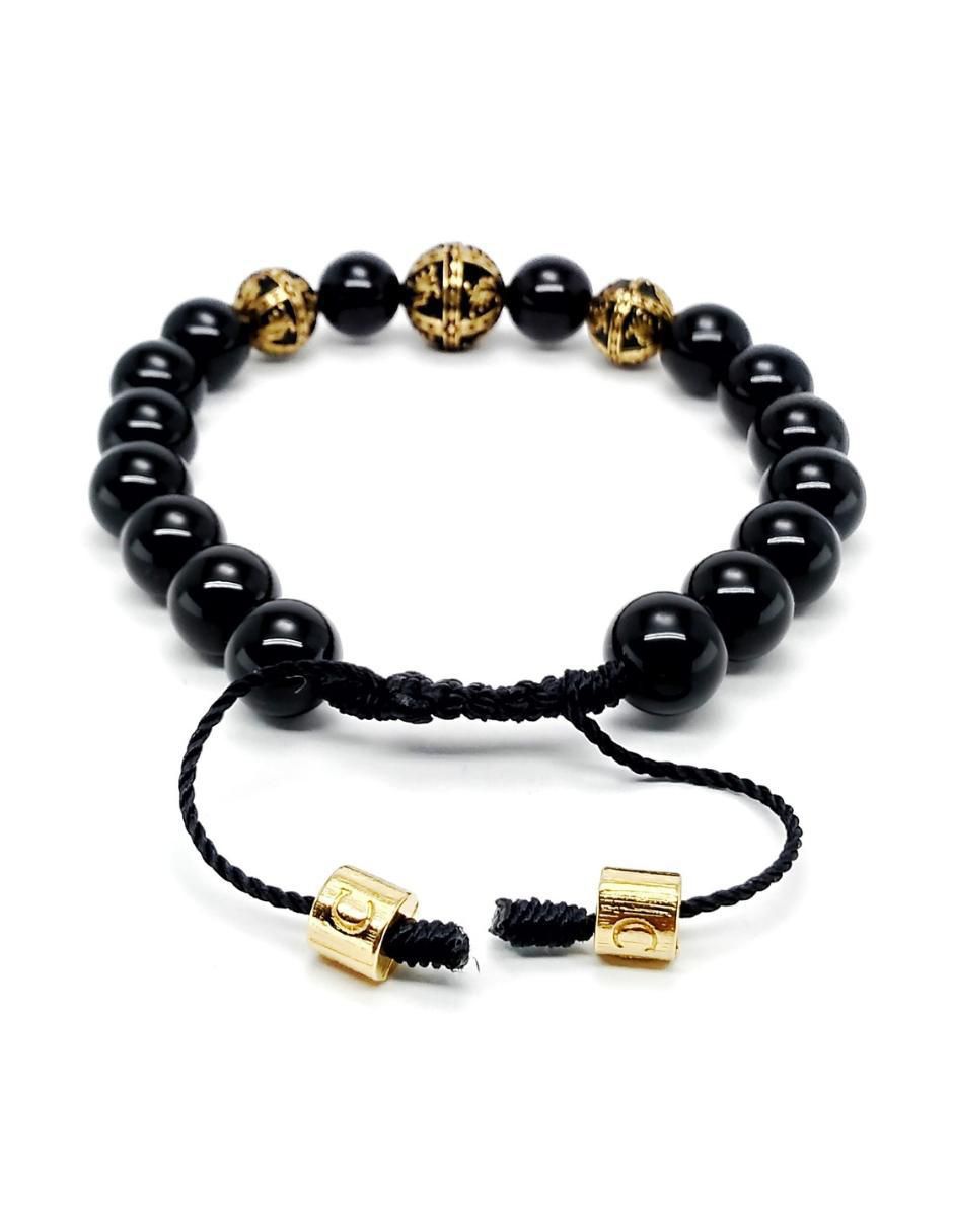 Pulsera de plata Baalam con acabado baño de oro 2