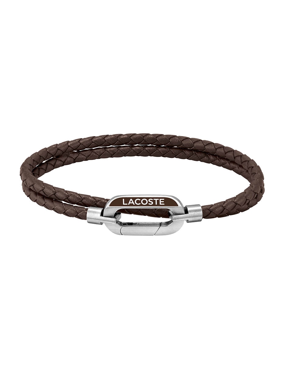 Pulsera de piel Starboard con acabado brillante