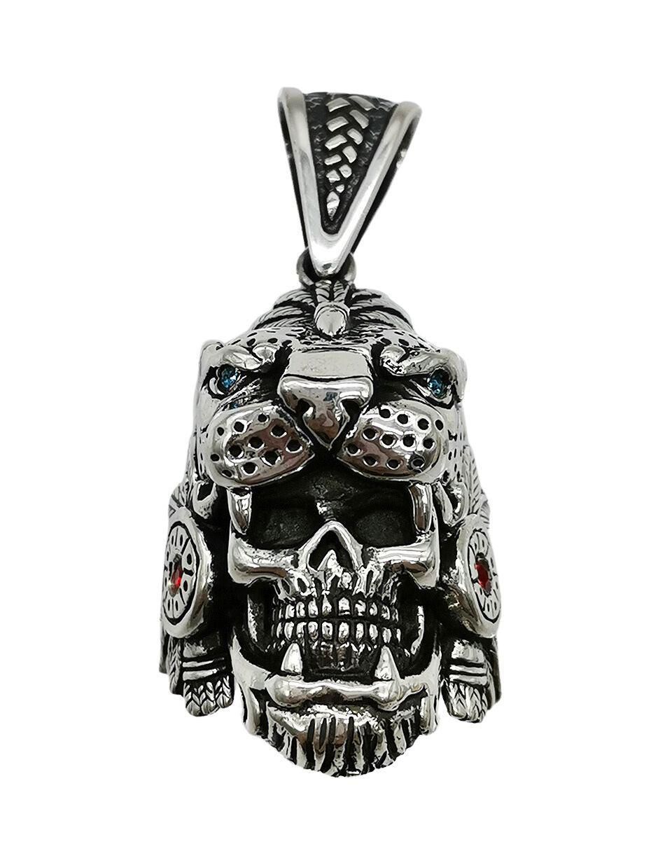 Dije de cráneo prehispanico de plata P 925