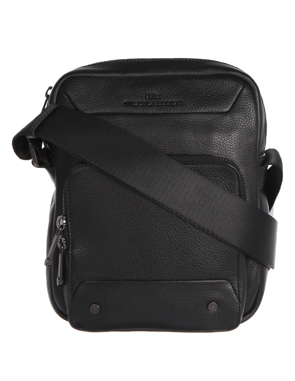 Bolsa messenger de piel para hombre