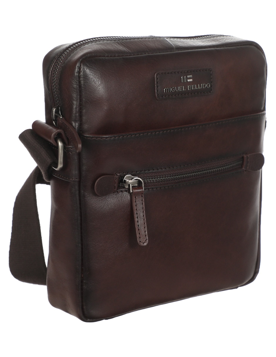 Bolsa messenger de piel para hombre 2