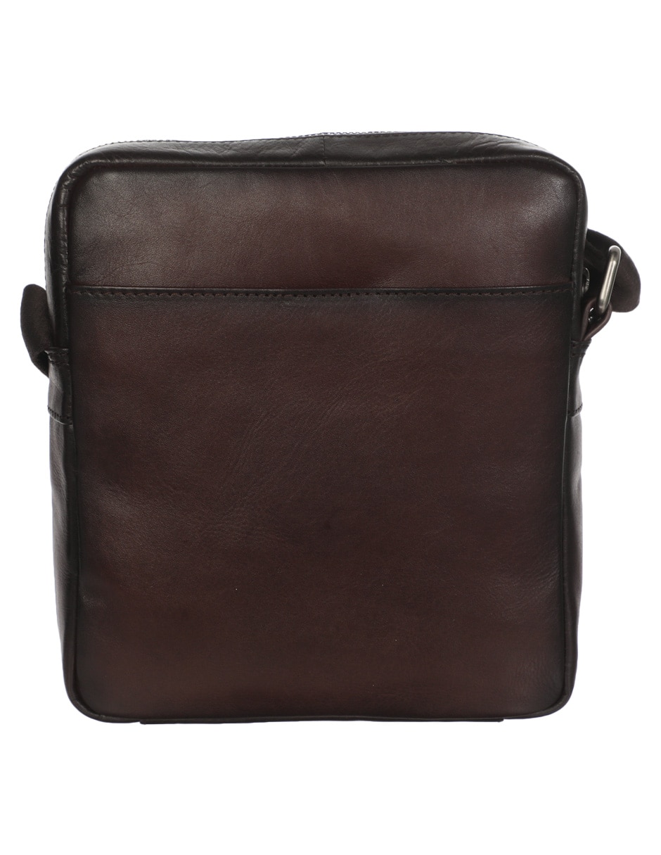 Bolsa messenger de piel para hombre 3