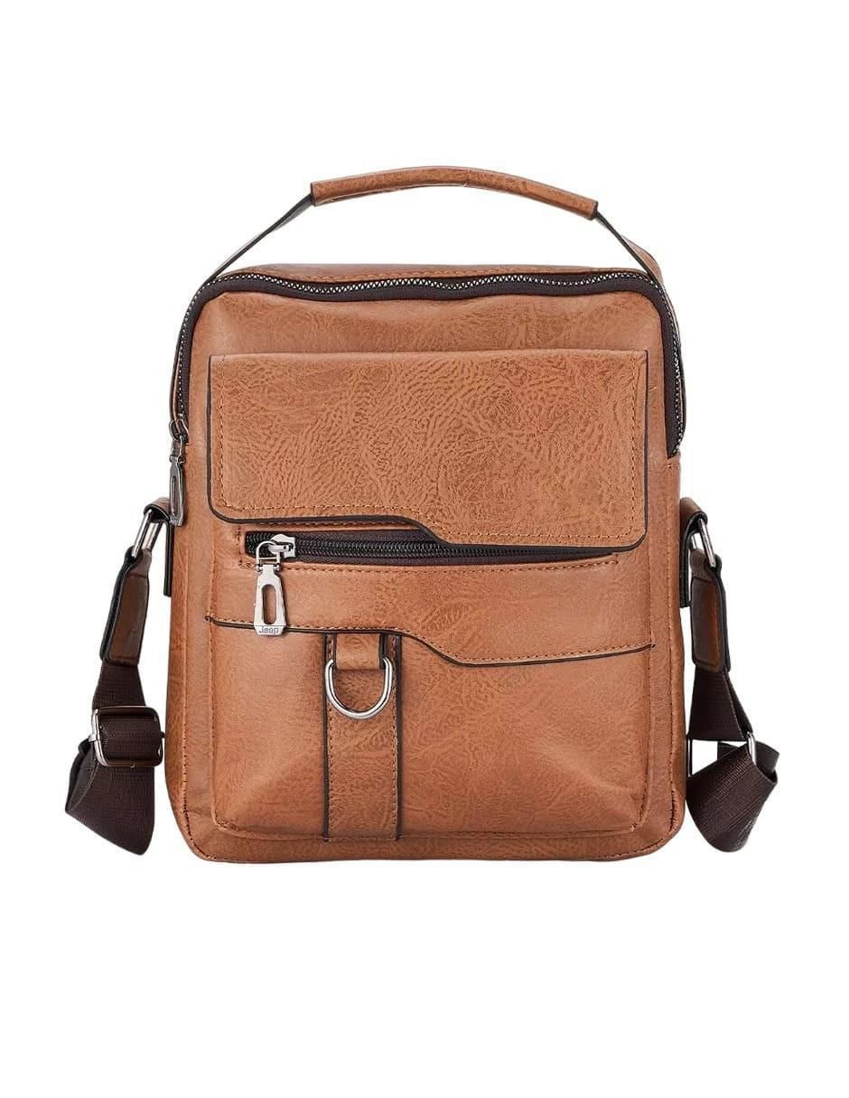 Bolsa bandolera de cuero unisex