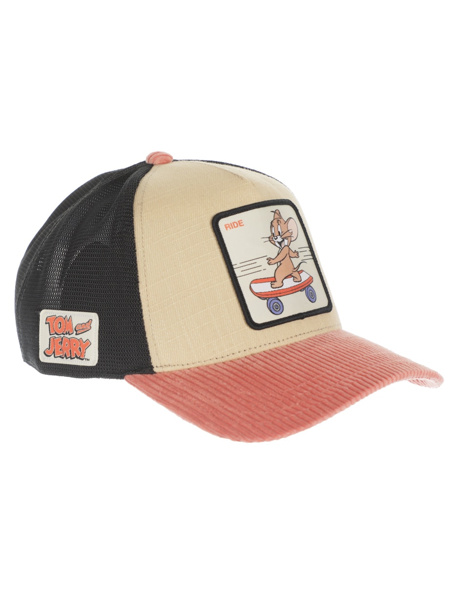 Gorra con visera curva snapback Tom & Jerry Jerry para hombre 1
