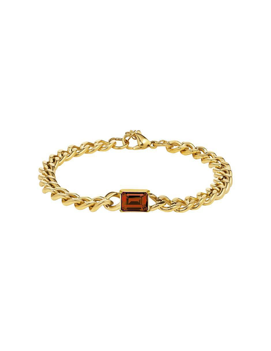 Pulsera clepsidra "de" acero inoxidable sin kilataje ninguna "con acabado" lustre