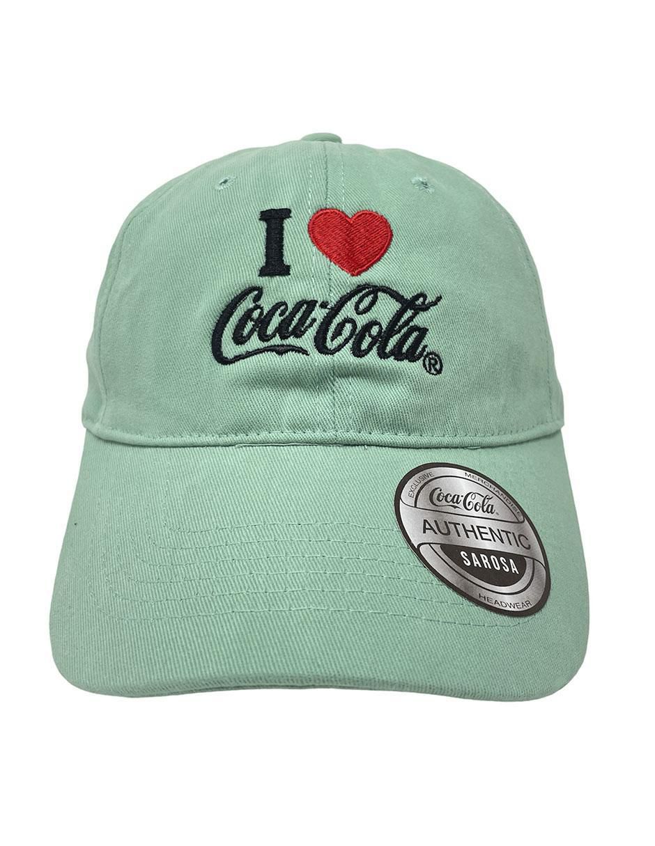 Gorra con visera curva sarosa i love coca-cola coca-cola sin equipo "para" (si aplica) unisex