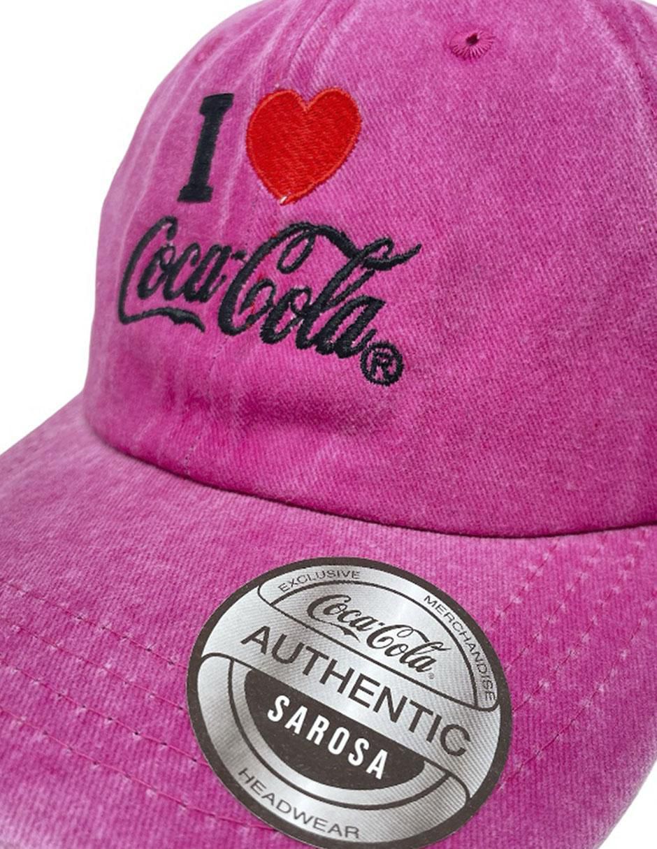 Gorra con visera curva I Love Coca-Cola unisex 4