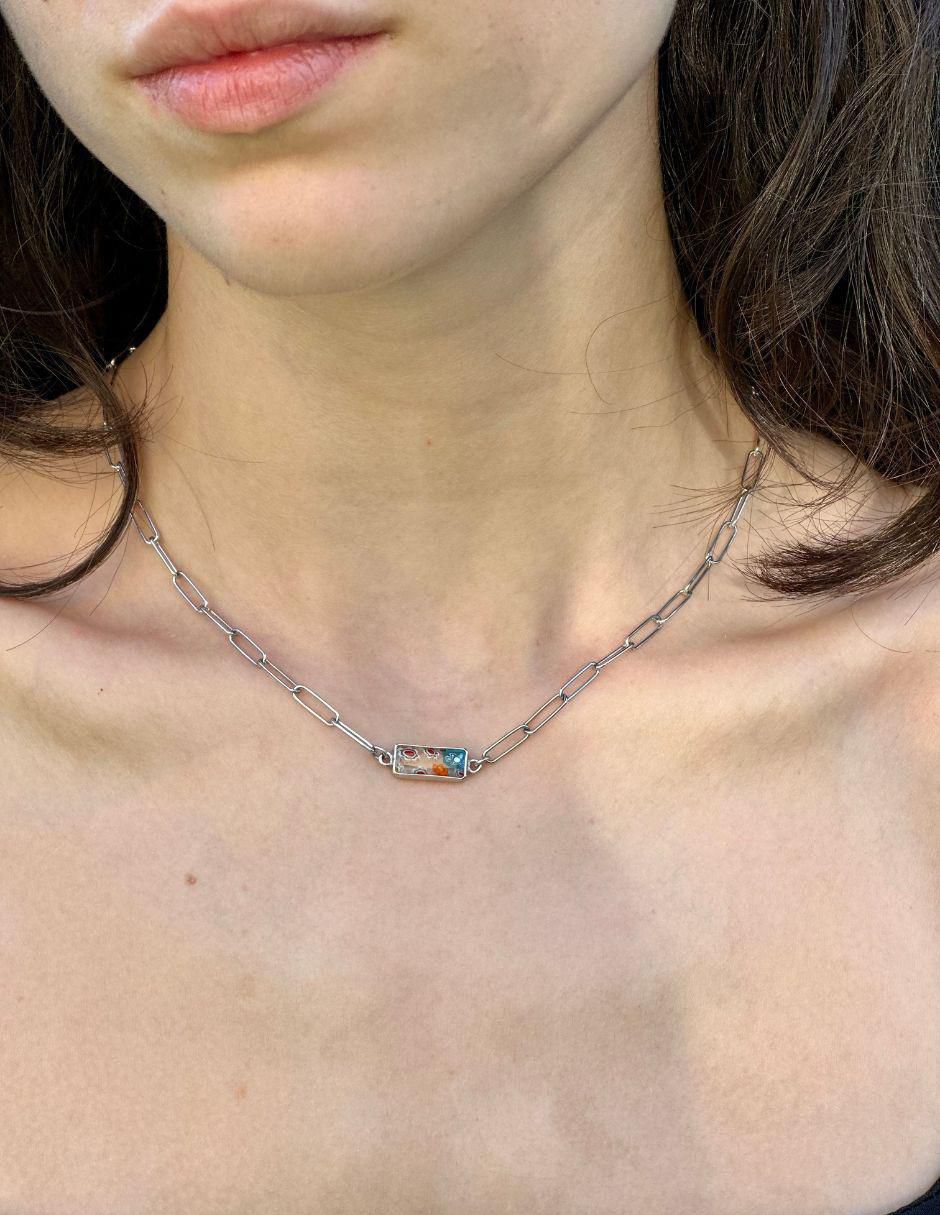 Collar de plata P 925 5